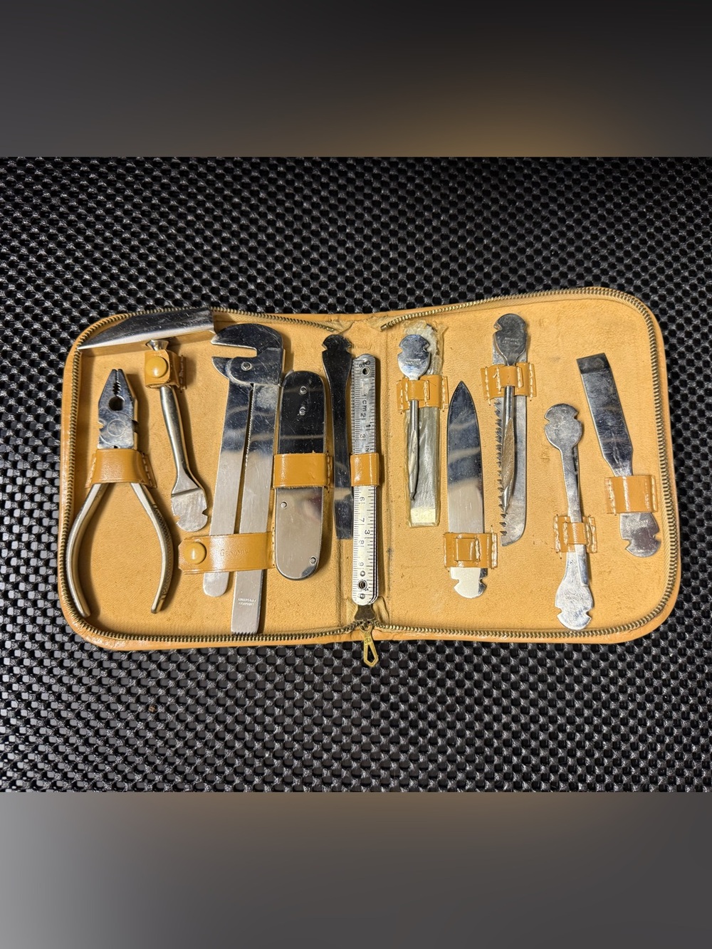 Vintage Unimart Solingen Germany Interchangeable Multi-Tool Kit (1950s/60s)